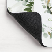 Monogram Letter C Fern & Succuled Mouse Pad Mousepad (Ecke)