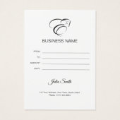 Monogram Letter E Horse (Rückseite)