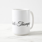 Monogram Letter E Horse Kaffeetasse (VorderseiteRechts)