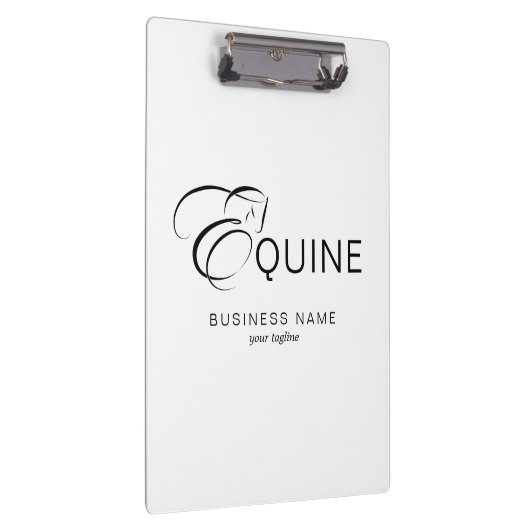 Monogram Letter E Horse Klemmbrett (Rechts)