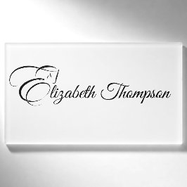 Monogram Letter E Horse Namenschild