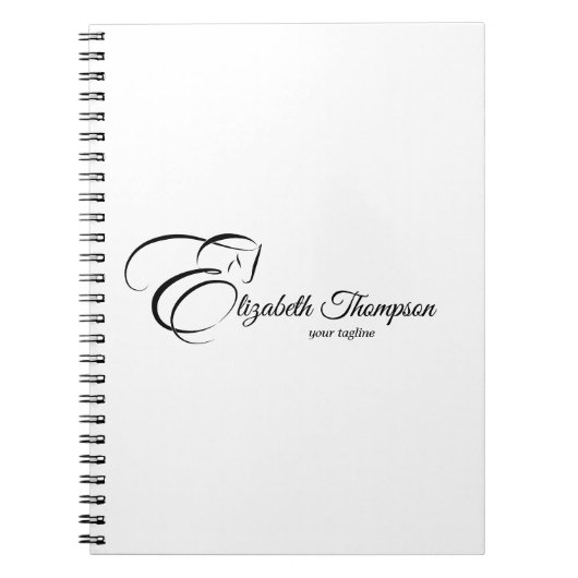 Monogram Letter E Horse Notizblock (Vorderseite)