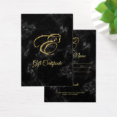 Monogram Letter E Pferd in Gold Glitzer (Schreibtisch)