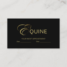 Monogram Letter E Pferd in Goldfarbe