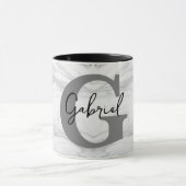 Monogram Letter G (modern und klassisch) Tasse (Zentrum)