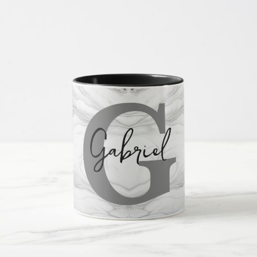 Monogram Letter G (modern und klassisch) Tasse (Zentrum)