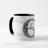 Monogram Letter G (modern und klassisch) Tasse (Vorderseite Links)