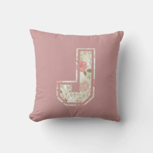 Monogram Letter J Kissen