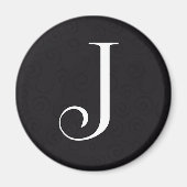 Monogram Letter J Magnet (Vorne)