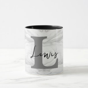 Monogram Letter L Tasse