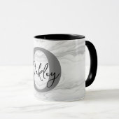 Monogram Letter O aus modernem und klassischem Mar Tasse (VorderseiteRechts)