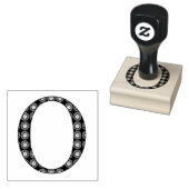 Monogram Letter O Gummistempel (Stempel)