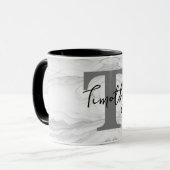 Monogram Letter T (modern und klassisch) Tasse (Vorderseite Links)