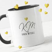 Monogram Liebe Herz für sie. Mama Tasse