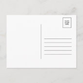 Monogram-Liebe kann Datumskarten speichern Ankündigungspostkarte (Rückseite)