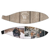 Monogram Light Wood Foto Collage Basketball (Panele)