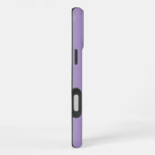 Monogram Lila Black Personal iPhone Hülle (Rechte Seite)