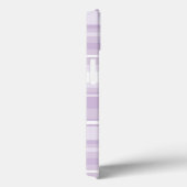 Monogram lila Streifen Case-Mate iPhone c Case-Mate iPhone Hülle (Rückseite / Rechts)