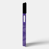 Monogram Lila und Black Damask iPad Air Hüllen (Rückseite / Rechts)