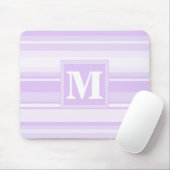 Monogram-Lilastreifen Mousepad (Mit Mouse)