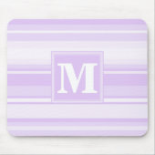 Monogram-Lilastreifen Mousepad (Vorne)
