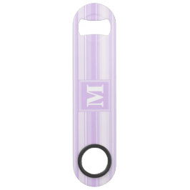 Monogram-Lilastreifen Speedflaschenöffner