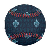 Monogram Lilie Muster Baseball (Vorderseite)