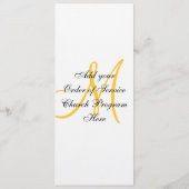Monogram Linen White Yellow Programm (Rückseite)