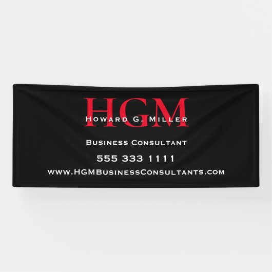 Monogram-Logo Banner (Horizontal)
