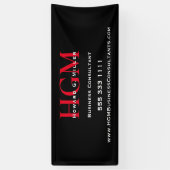 Monogram-Logo Banner (Vertikal)