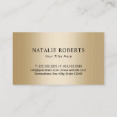 Monogram Logo Modern Pink & Gold Salon Wellness-Ce Visitenkarte (Rückseite)