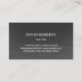 Monogram-Logo-Realtor für Real Anwesen House Visitenkarte (Rückseite)