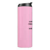 Monogram Logo Tumbler - Benutzerdefinierte thermis Thermosbecher (Nach links gedreht)