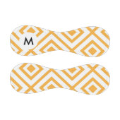 Monogram Lozenge-förmiges geometrisches Muster Baseball (Paneele)