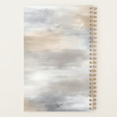 Monogram Luxe Ästhetik Metall Planner Planer (Rückseite)