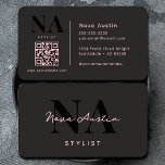 Monogram Luxe Trendy Ästhetik Pink Black QR Code Visitenkarte<br><div class="desc">Mit unserer Monogram Luxury Trendy Ästhetik Pink und Black Business Card stärken Sie Ihre berufliche Markendarstellung und sind die ideale Wahl für alle, die eine Mischung aus eleganter Eleganz und moderner Eleganz suchen. Diese Visitenkarten-Vorlage ist minimalistisch gestaltet und zeichnet sich durch eine auffallende Kombination aus Rosa und Schwarz aus, die...</div>