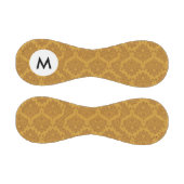 Monogram Luxury Golden Damask Baseball (Paneele)