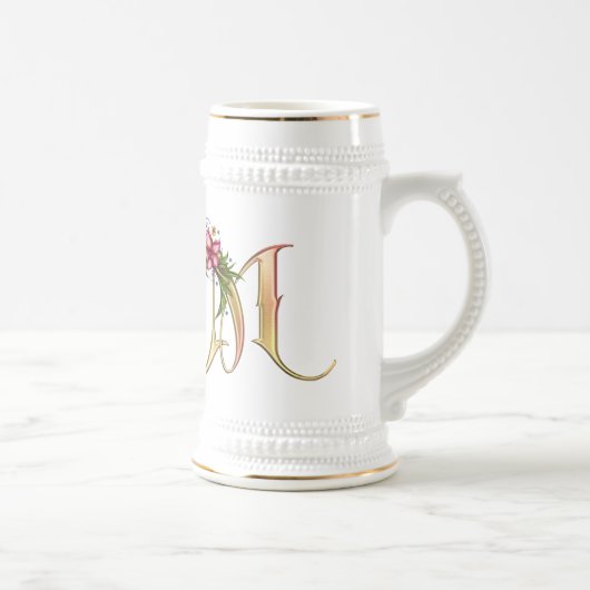 Monogram M Gift Tasse (Rechts)