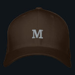 Monogram M Initial Letter Flexfit Wool Bestickte Baseballkappe<br><div class="desc">Monogram M Initial Letter Flexfit Wool bestickt Baseball Cap, Größe der FlexFitWool Cap ist S/M, 6 3/4" - 7 1/4" und Sie können den Text bearbeiten. Die Basis Flexfit Wool Cap ist ein beliebter Typ von Baseballkappe, bekannt für seine komfortable Passform und das klassische Design. Eines der herausragenden Merkmale dieser...</div>