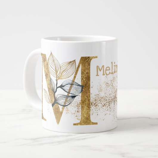 Monogram "M" Jumbo Tasse Soup Ice Cream (Vorderseite Links)