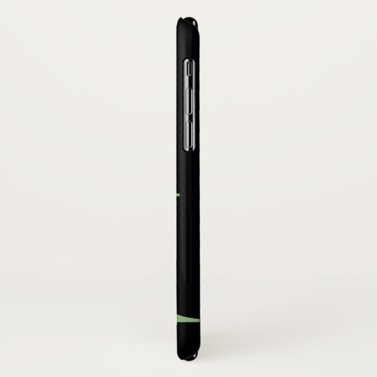 Monogram M Lavendel Eucalyptus Case-Mate iPhone Hülle (Hinten/Links)