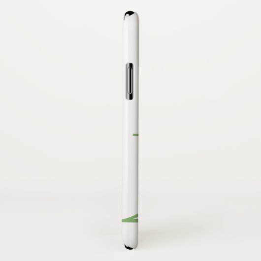 Monogram M Lavendel Eucalyptus Case-Mate iPhone Hülle (Hinten/Rechts)