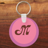Monogram M Schlüsselanhänger (Vorderseite)