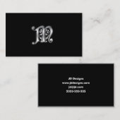 Monogram M-Visitenkarten Visitenkarte (Vorne/Hinten)