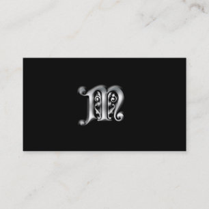 Monogram M-Visitenkarten Visitenkarte