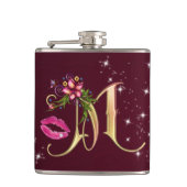 Monogram M Wrapped Flask, 6 oz. Flachmann (Vorderseite)