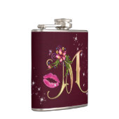Monogram M Wrapped Flask, 6 oz. Flachmann (Rechts)
