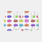 Monogram Macaron Cartoon Pattern Geschenkschachtel (Ungefaltet)