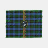 Monogram MacKay Tartan Fleecedecke (Vorderseite (Horizontal))