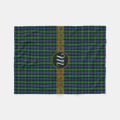 Monogram MacKenzie Tartan Fleecedecke (Vorderseite (Horizontal))